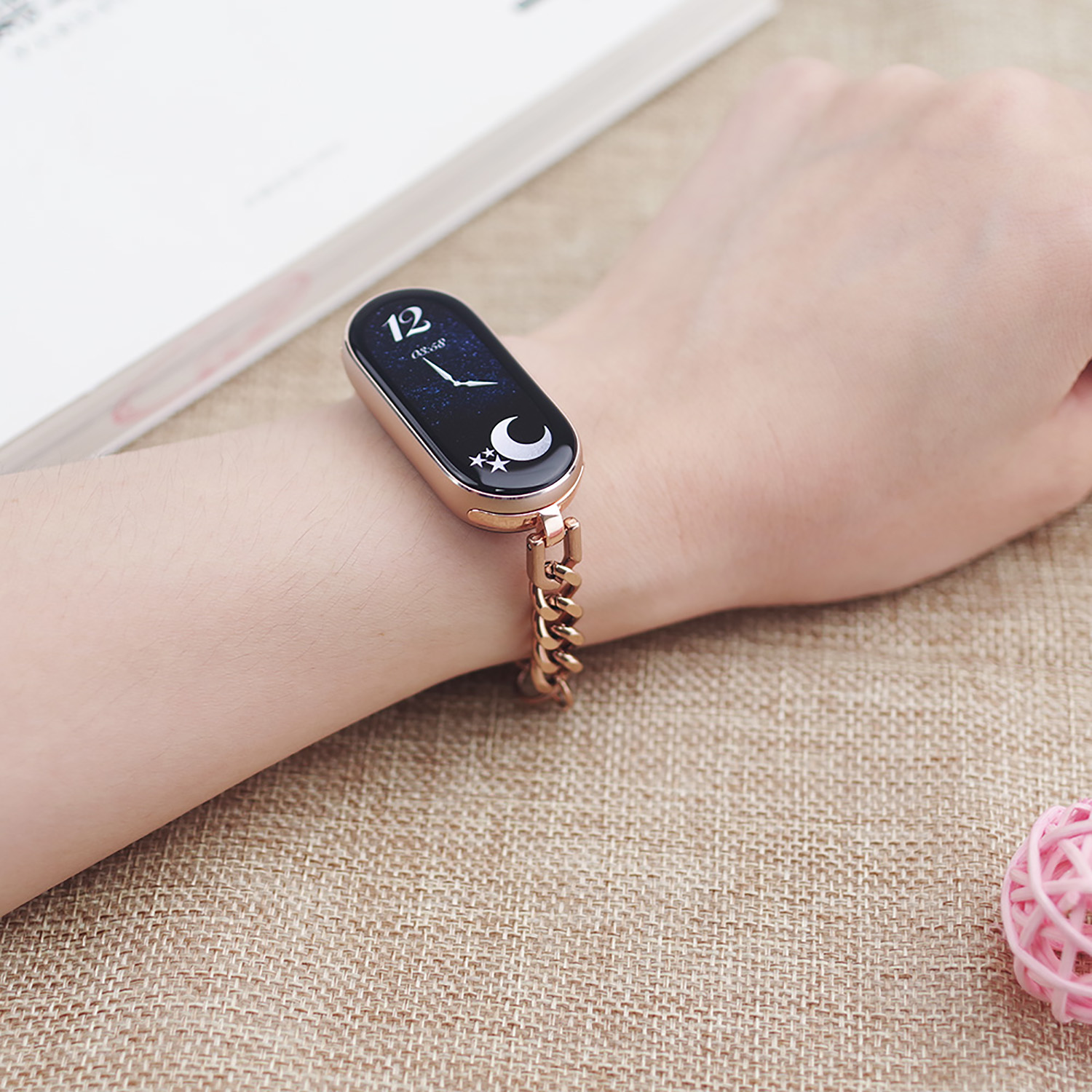Health Wellness Bracelet - Pulseira de Corrente para Mi Band