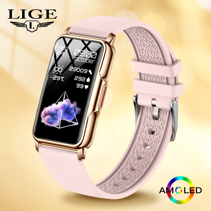 Health Wellness Bracelet - LIGE Pedômetro Bluetooth Chamada Relógio Inteligente