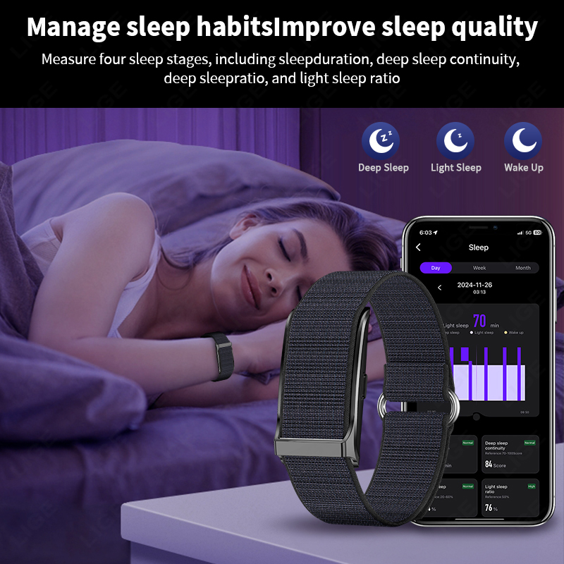 LIGE Relógio Inteligente Monit - Health Wellness Bracelet avaliação e preço