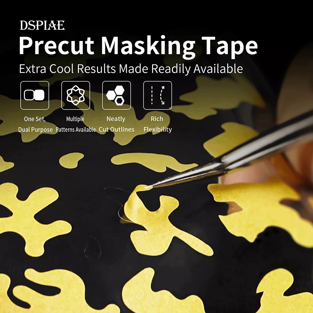 DSPIAE Digital Camuflagem Bug  - Sports Taping Precut avaliação e preço